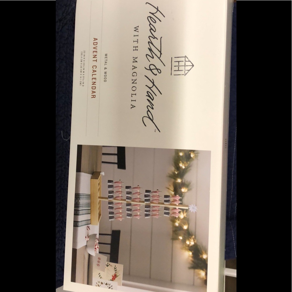 NWT Hearth & Hand with Magnolia Advent Calendar
